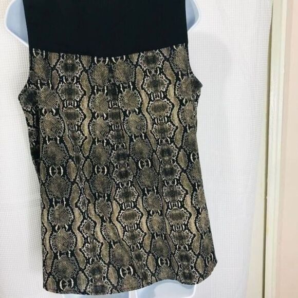 Calvin Klein black /gold sleeveless blouses size M…0288 - Picture 1 of 4